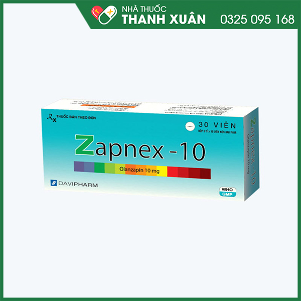 Zapnex-10 trị tâm thần phân liệt